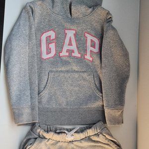 Gap Size 6 Jogger Shorts & Hoodie